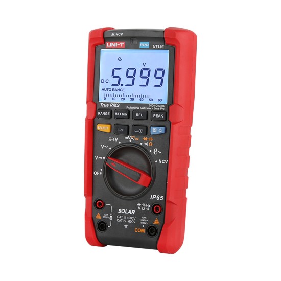 UT196 1700V DC True RMS Professional Multimeter – Solar Pro