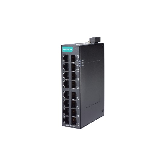 Ethernet Switch EDS-2016-ML Series, Industrial type,16 port interface