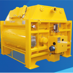 Small double horizontal axis commercial concrete mixer